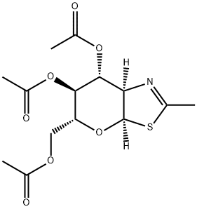 5-[(Acetyloxy)Methyl]-3a,6,7,7a-tetrahydro-2-Methyl-(3aR,5R,6S,7R,7aR)-5H-Pyrano[3,2-d]thiazole-6,7-diol Diacetate (Ester) Structure