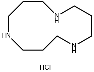1,5,9-Triazacyclododecane, trihydrochloride 结构式
