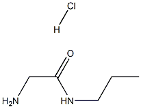 2-AMino-N-propyl-acetaMide HCl Structure