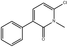 6-氯-1-甲基-3-苯基吡啶-2(1H)-酮, 67970-91-6, 结构式