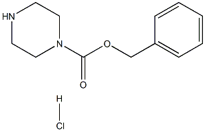 哌嗪-1-羧酸苄基酯盐酸盐 结构式