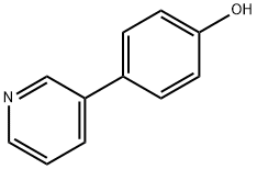 3-(4-羟基苯基)吡啶, 68223-13-2, 结构式