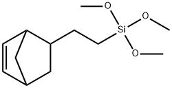 [(5-双环[2.2.1]庚基-2-烯)乙基]三甲氧基硅烷, 68323-30-8, 结构式