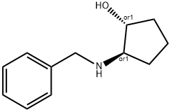 (1R,2R)-trans-2-(N-benzyl)aMino-1-cyclopentanol Structure
