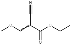 2-cyano-3-Methoxy-acrylic acid ethyl ester Structure