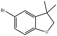 5-溴-3,3-二甲基-2,3-二氢苯并呋喃, 68505-84-0, 结构式