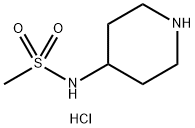 N-(哌啶-4-基)甲烷磺酰胺盐酸盐, 68996-26-9, 结构式