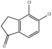 4,5-二氯-1-茚酮 结构式