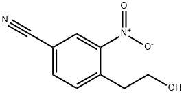 4-(2-羟基乙基)-3-硝基苯甲腈 结构式