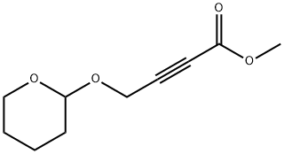 4-[(2-四氢吡喃基)氧基]-2-丁炔酸甲酯 结构式