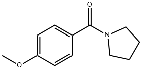 1-(4-Methoxybenzoyl)pyrrolidine, 97% Structure