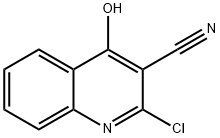 2-氯-4-羟基喹啉-3-甲腈 结构式