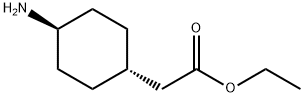 Cyclohexaneacetic acid,4-aMino-,ethyl ester,trans- Struktur