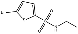5-溴-噻吩-2-磺酸乙基酰胺 结构式