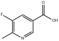 5-FLUORO-6-METHYLNICOTINIC ACID Struktur