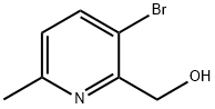 (3-溴-6-甲基吡啶-2-基)甲醇 结构式