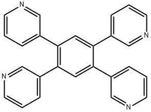 1,2,4,5-tetra(pyridin-3-yl) benzene Struktur
