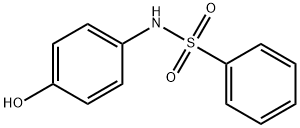 N-(4-羟苯基)苯磺酰胺, 5471-90-9, 结构式