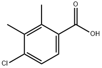 4-Chloro-2,3-dimethylbenzoic acid, 5628-66-0, 结构式