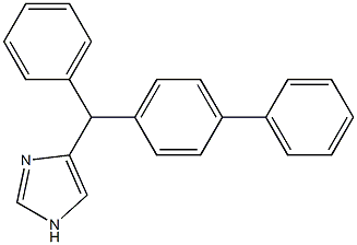 1H-Imidazole, 4-([1,1'-biphenyl]-4-ylphenylmethyl)- Structure