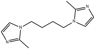 1,4-bis(2-methyl-1H-imidazol-1-yl)butane Struktur