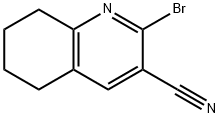 2-Bromo-5,6,7,8-Tetrahydroquinoline-3-Carbonitrile 结构式