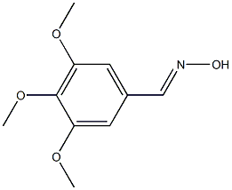 (E)-3,4,5-trimethoxybenzaldehyde oxime 结构式