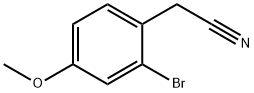 2-Bromo-4-methoxyphenylacetonitrile Structure