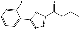 Ethyl 5-(2-fluorophenyl)-1,3,4-oxadiazole-2-carboxylate|68496-86-6