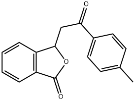 3-(2-oxo-2-(p-tolyl)ethyl)isobenzofuran-1(3H)-one 结构式