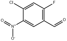 4-氯-2-氟-5-硝基苯甲醛, 1639298-89-7, 结构式