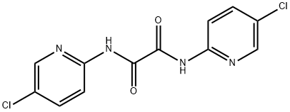 N,N-双-(5-氯-吡啶-2-基)-草酰胺 结构式