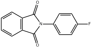 1H-ISOINDOLE-1,3(2H)-DIONE,2-(4-FLUOROPHENYL)-, 569-81-3, 结构式