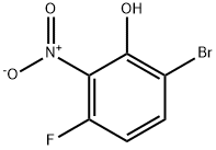 6-溴-3-氟-2-硝基苯酚, 872363-59-2, 结构式