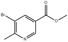 5-Bromo-6-methyl-nicotinic acid methyl ester Structure