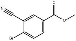 Methyl 4-bromo-3-cyanobenzoate Structure