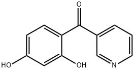 (2,4-dihydroxyphenyl)(pyridin-3-yl)methanone 结构式