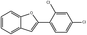 2-(2,5-Dichlorophenyl)-benzofuran 结构式