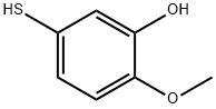 2-甲氧基-5-巯基苯酚 结构式