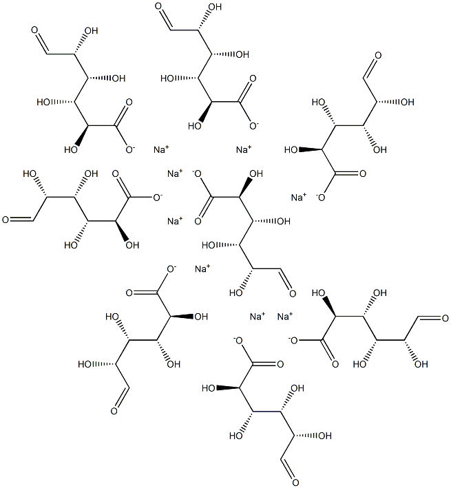 L-octaguluronic acid octasodium salt Structure