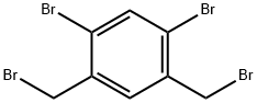 1,5-二溴-2,4-二溴甲基苯 结构式