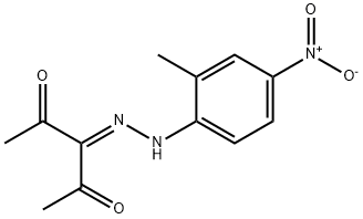 3-[(2-methyl-4-nitrophenyl)hydrazono]-2,4-pentanedione 结构式