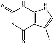 5-METHYL-1H-PYRROLO[2,3-D]PYRIMIDINE-2,4(3H,7H)-DIONE, 67856-03-5, 结构式