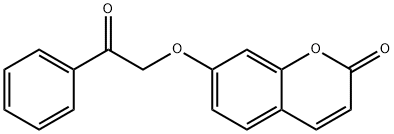 7-(2-oxo-2-phenylethoxy)-2H-chromen-2-one 结构式