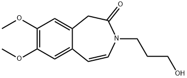 3-(3-hydroxypropyl)-7,8-dimethoxy-1,3-dihydro-2H-benzo[d]azepin-2-one Structure