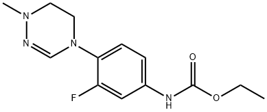 ethyl (3-fluoro-4-(1-methyl-5,6-dihydro-1,2,4-triazin-4(1H)-yl)phenyl)carbamate(WXG00214)