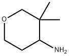 3,3-Dimethyltetrahydro-2H-pyran-4-amine 结构式