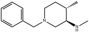 (3R,4S)-1-benzyl-N,4-dimethylpiperidin-3-amine Struktur