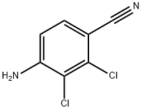 2,3-二氯-4-氨基苯腈 结构式