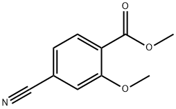 4-氰基-2-甲氧基苯甲酸甲酯 结构式
